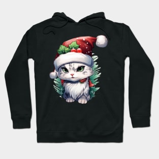 Christmas Cat - Winter Holiday Gift Hoodie